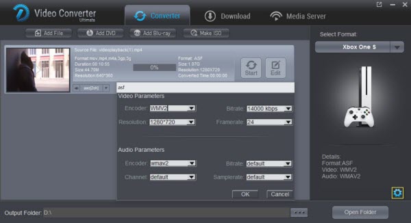 Xbox One video settings