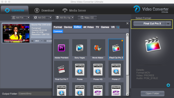 MTS to FCP Converter