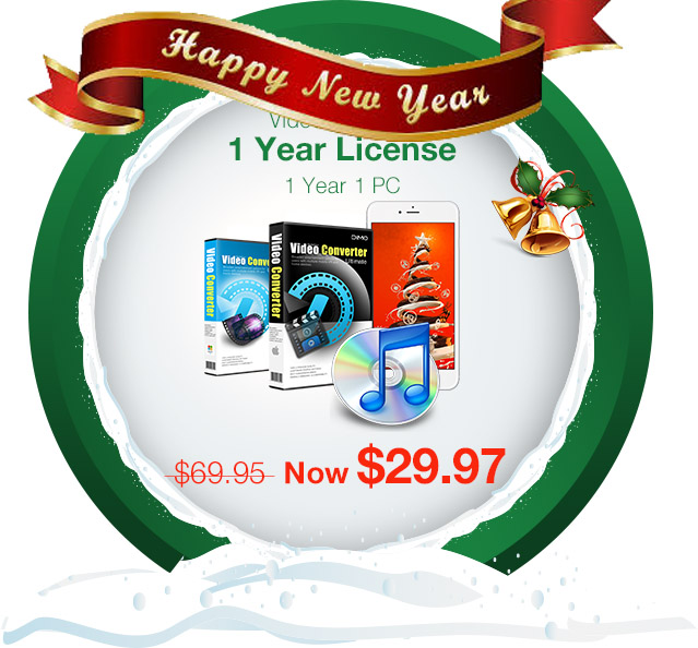 Free New Year Gift- Last Chance to seize the top video converter with Lowest Price at $29.97